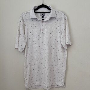 FootJoy Men's Polo Shirt with Black Dots